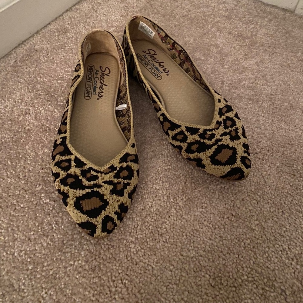 Skechers Memory Foam- Cheetah Print